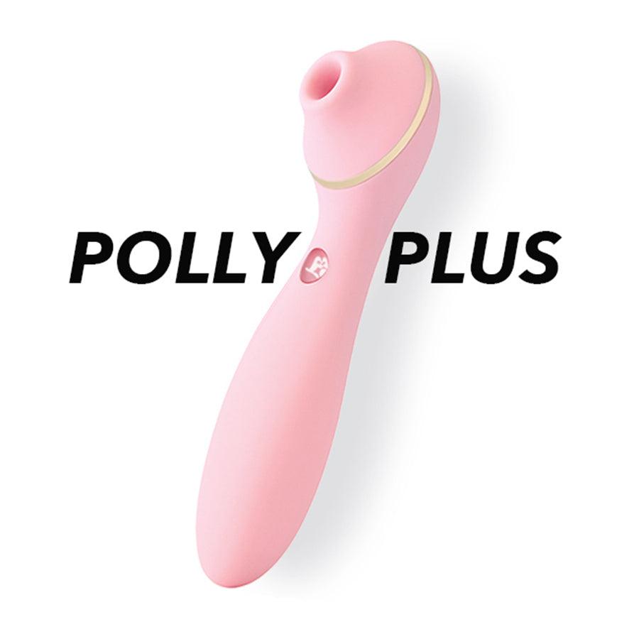 Vibrador Succionador de Clítoris Polly Plus 2 en 1 para Mujer