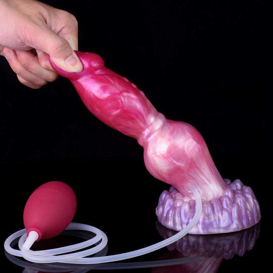 8 Inches Realistic Squirting Dog Cock Dildo Xinghaoya 