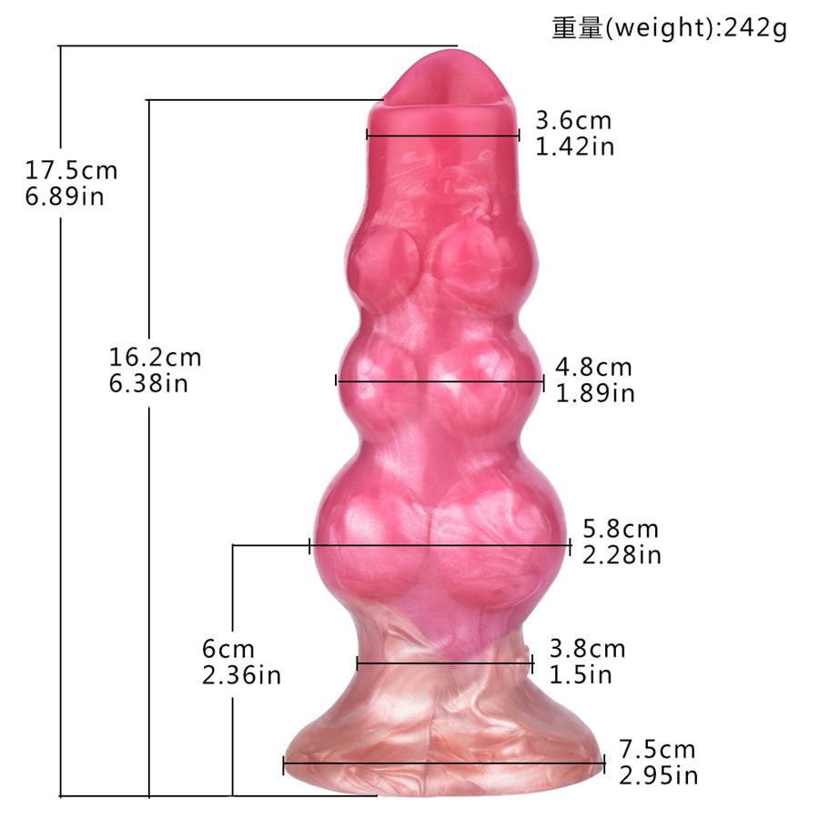 Airbag Pushing Ovipositor Egg Laying Dildo