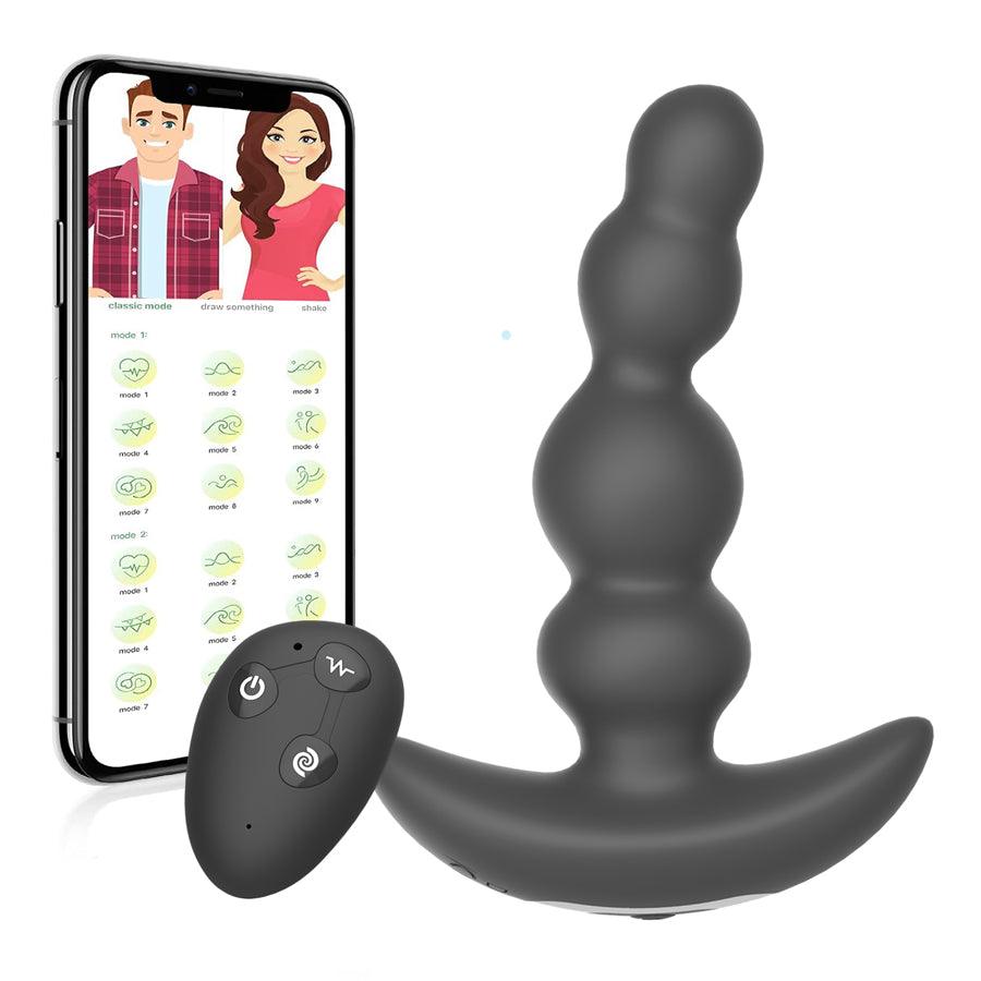 App Controlled Rotating Vibrating Anal Beads – Xinghaoya