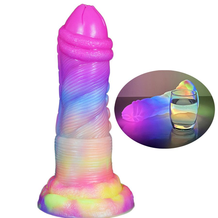 Gode ​​en silicone coloré avec ventouse puissante – Xinghaoya