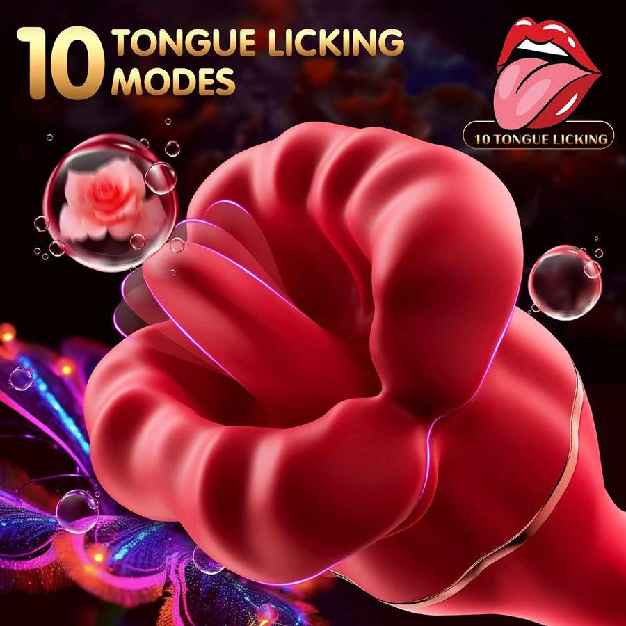 Dual Pleasure Female Tongue Vibrator