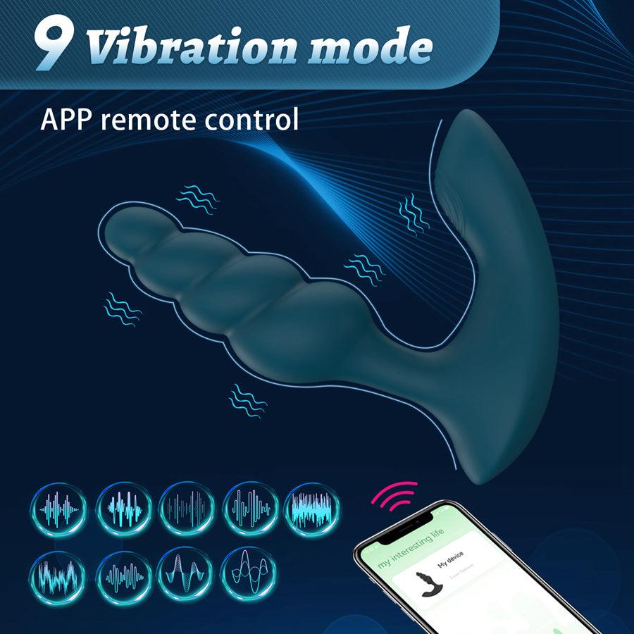 Jouet de massage de la prostate à double vibration longue distance Gale APP  – Xinghaoya