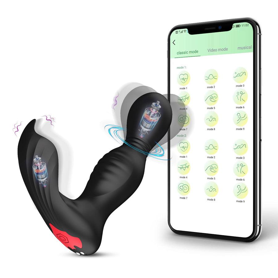 Masseur de prostate oscillant Bluetooth longue distance – Xinghaoya