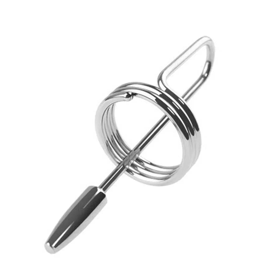 Metal Sounding Rod with Cock Ring – Xinghaoya