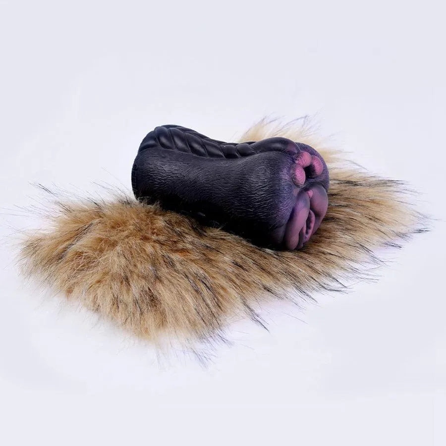 Plush Cat Fake Pussy Sex Toy for Men