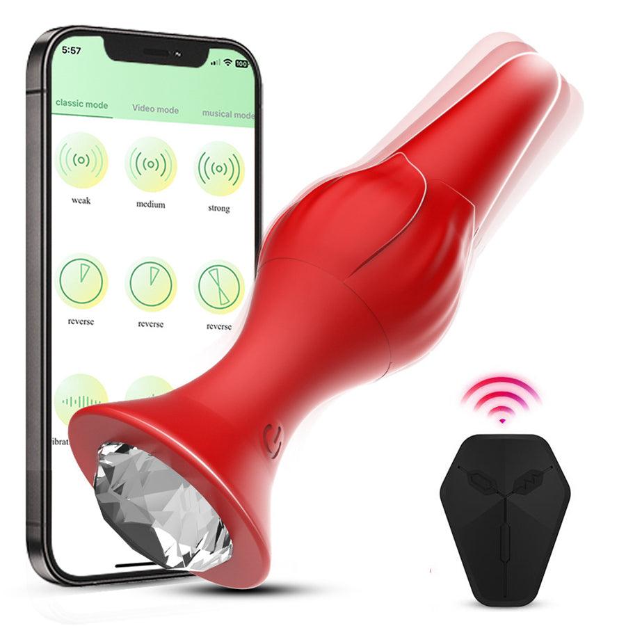 Remote Control Diamond Vibrating Butt Plug