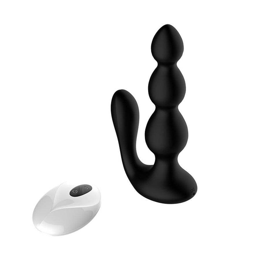 Vibrador de silicona con control remoto para sexo anal