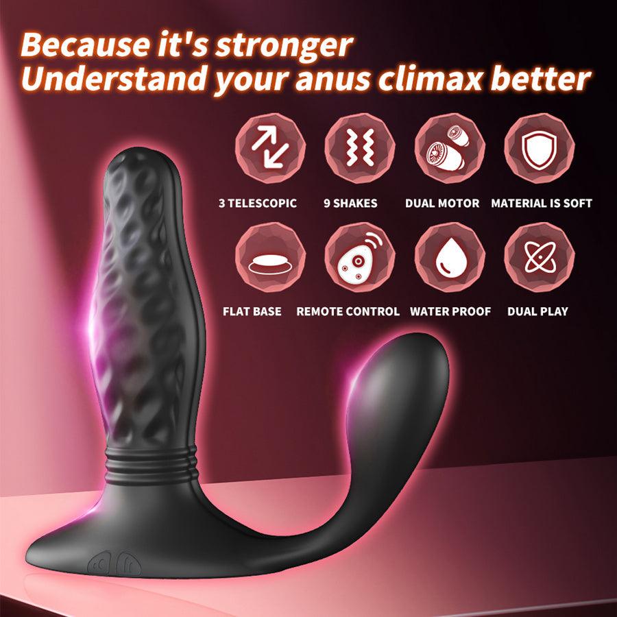 Remote Control Thrusting Anal Plug Vibrator – Xinghaoya