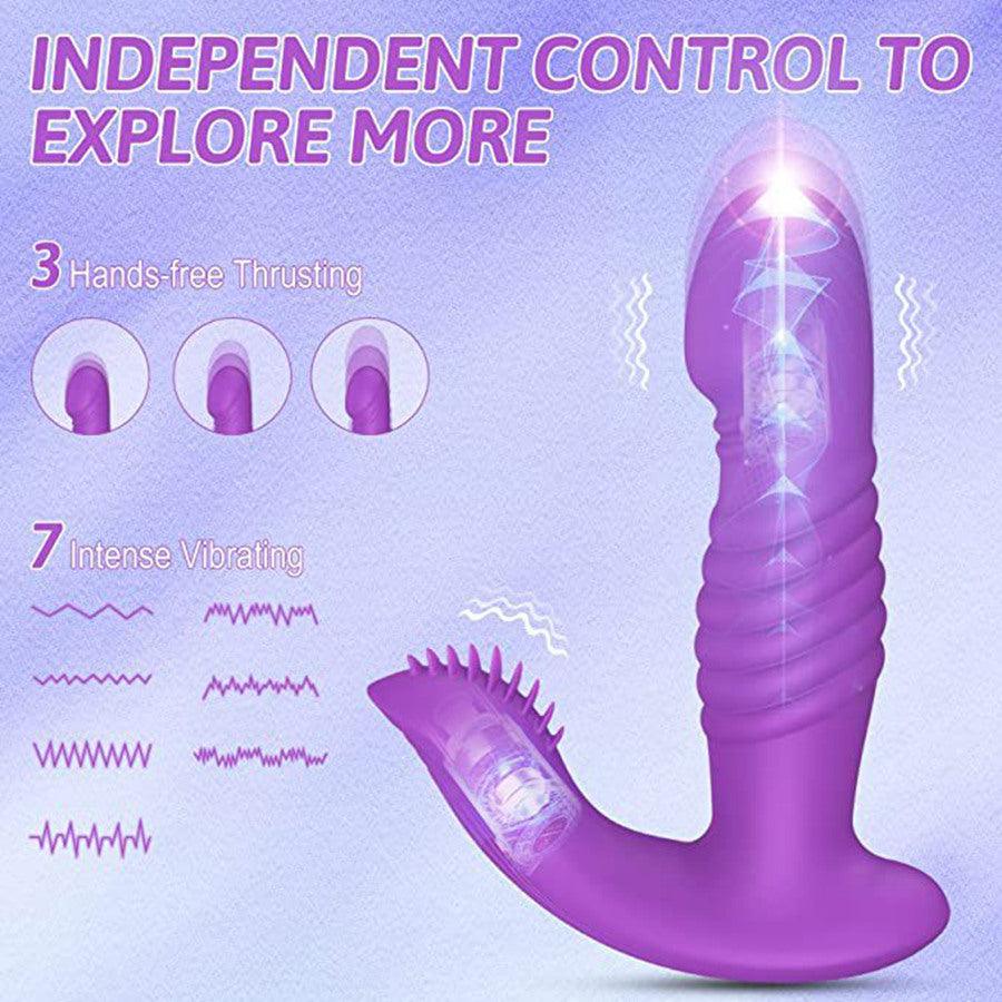 Remote Control Thrusting Public Panties Vibrator