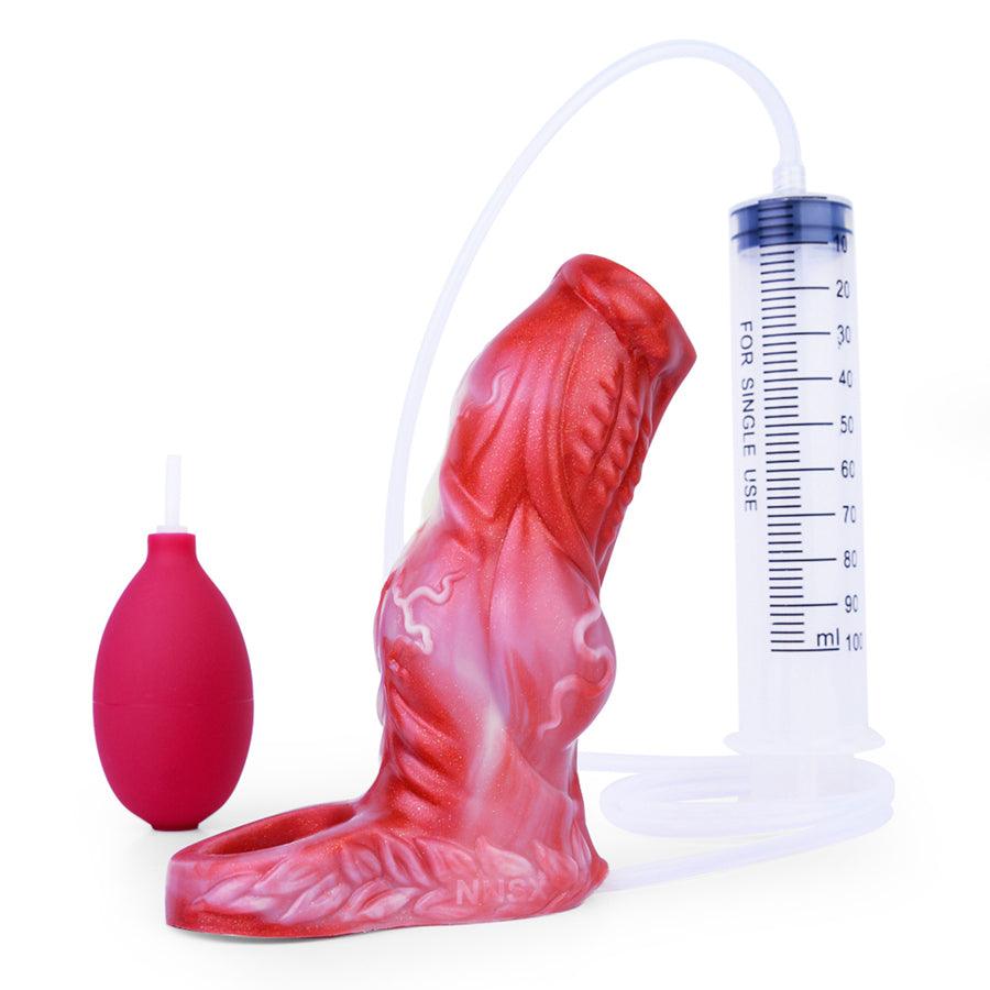 Silicone Squirting Penis Sleeve