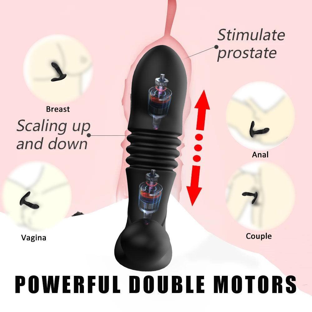 Thrusting Prostate Massager Anal Vibrator