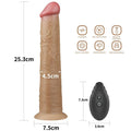 10 Inches Remote Control Dual Layered Silicone Dildo vibrator - xinghaoya official store