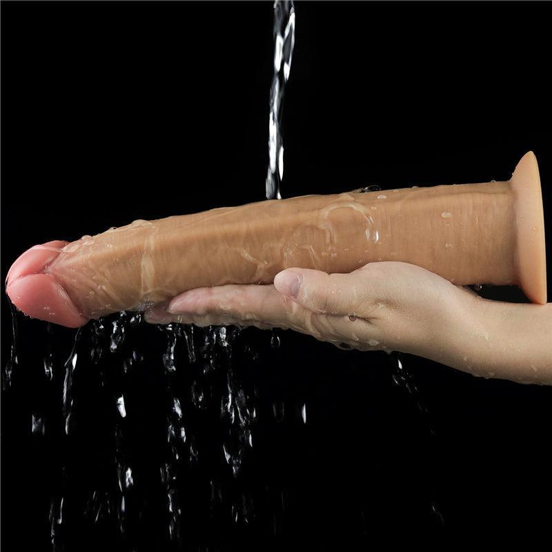 10 Inches Remote Control Dual Layered Silicone Dildo vibrator - xinghaoya official store