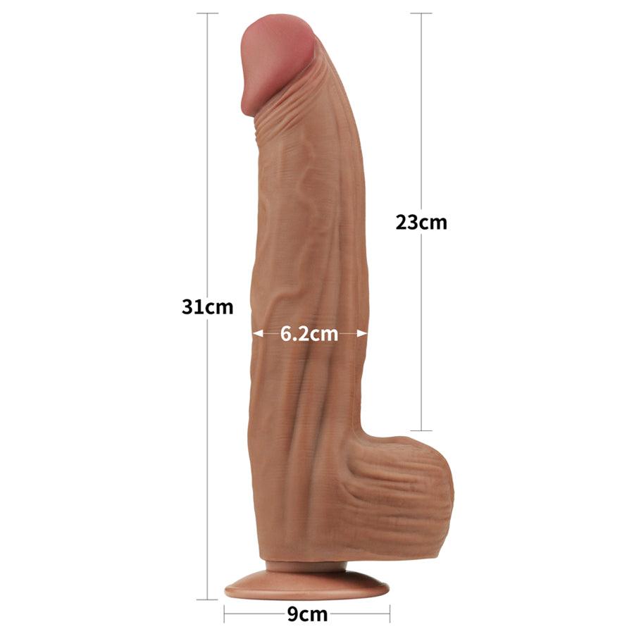 12 Inches Realistic Suction Cup Giant Dildo – Xinghaoya