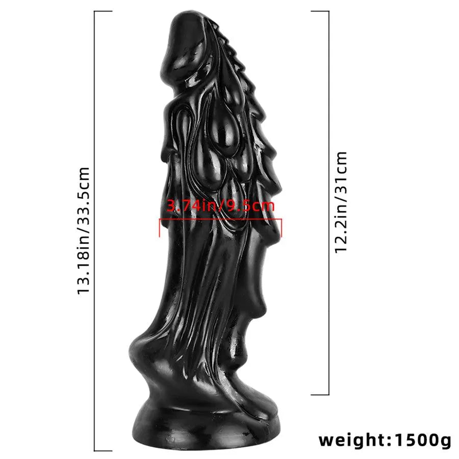 13 Inches Black Giant Dragon Dildo – Xinghaoya