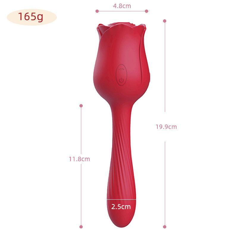 2 in 1 Rose Clit Sex Toy for Women - xinghaoya official store