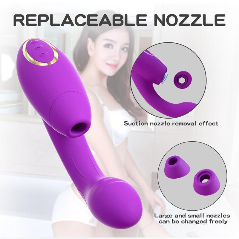 2 in 1 Sucking G Spot Vibrator - xinghaoya official store