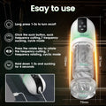 2-In-1 Sucking Rotating Male Masturbator Penis Enlargement Pump Mens Sex Toy - xinghaoya official store