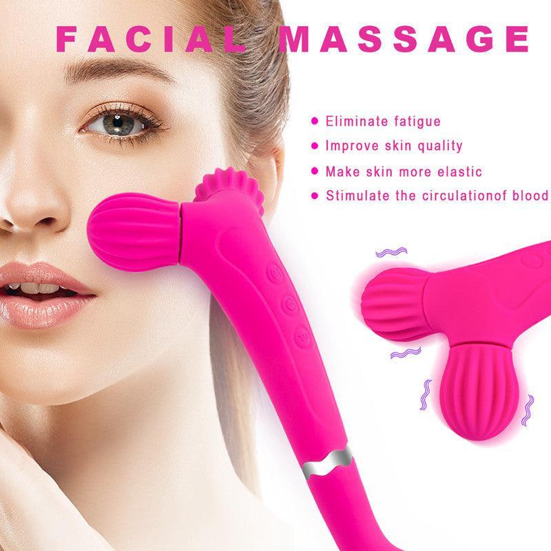 3 Head Face Roller Adult Vibrator Sex Toys for Women - xinghaoya official store