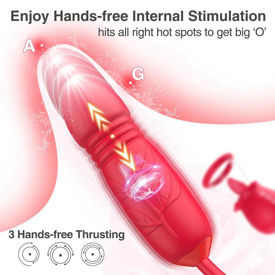 thrusting vibrator