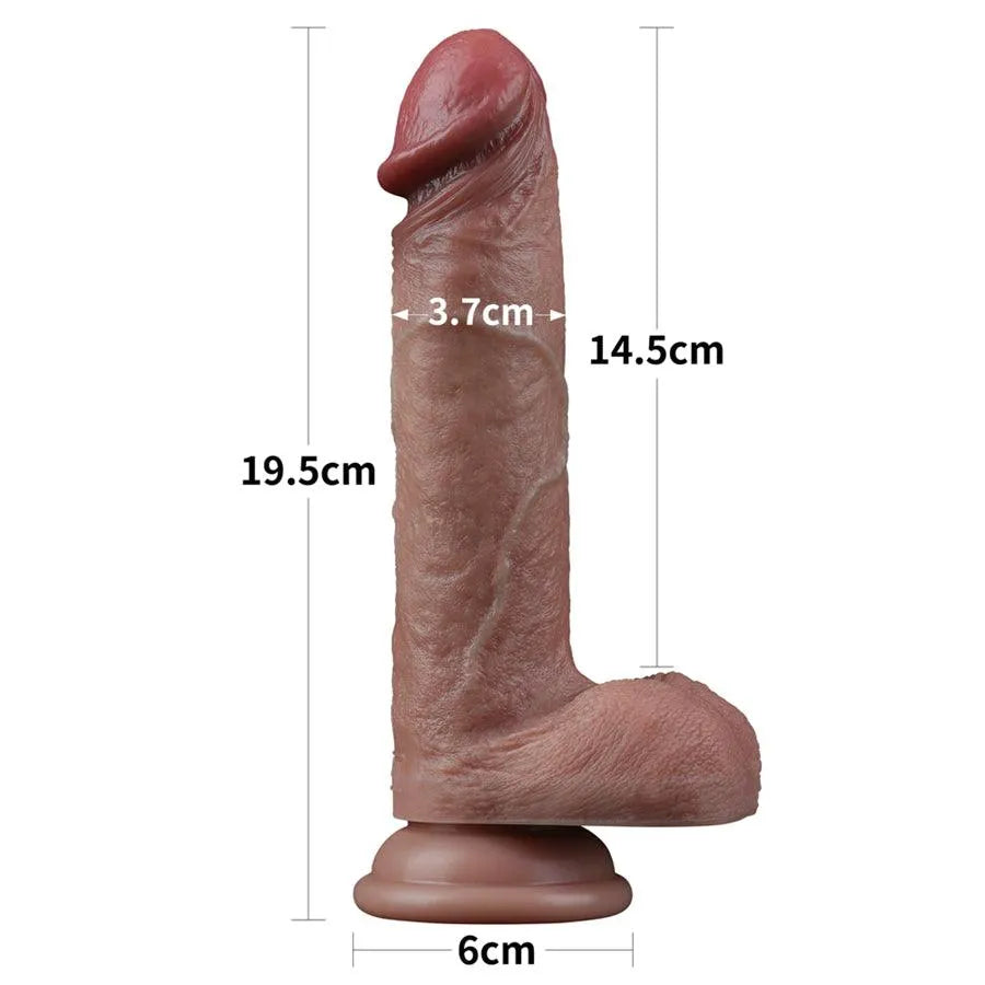 7.5 Inches Realistic Silicone Dildo Sex Toy – Xinghaoya