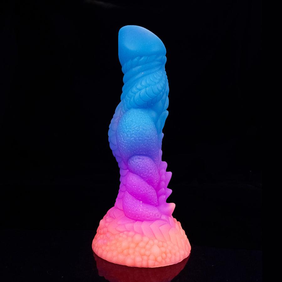 Juguete sexual con consolador de dragón luminoso de silicona de 8 pulgadas  – Xinghaoya