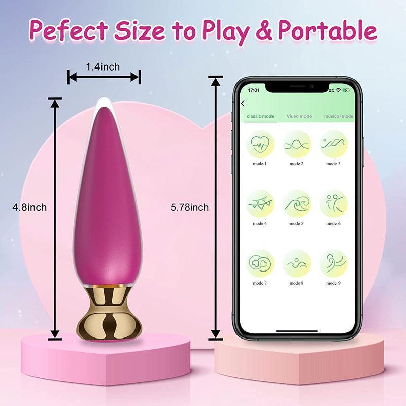 APP Remote Control Vibrating Butt Plug Sex Toys - xinghaoya official store