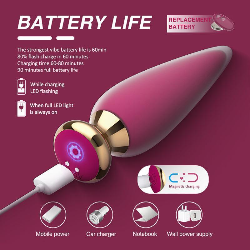 APP Remote Control Vibrating Butt Plug Sex Toys - xinghaoya official store