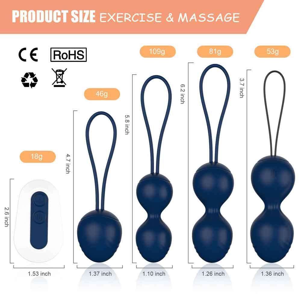 Kegel Ball Vibrator Sex Toys for Women - xinghaoya official store