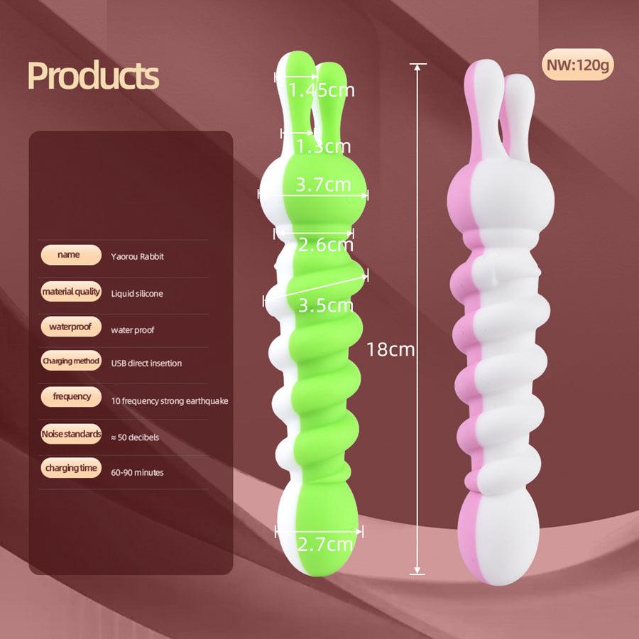 Dual Head Soft Silicone Bunny Vibrator Sex Toys – Xinghaoya