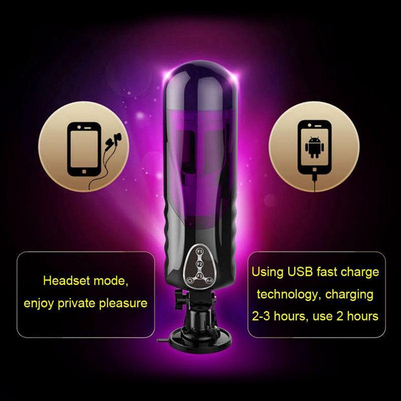 Handsfree Thrusting Roation Mens Sex Toy for Men - xinghaoya official store