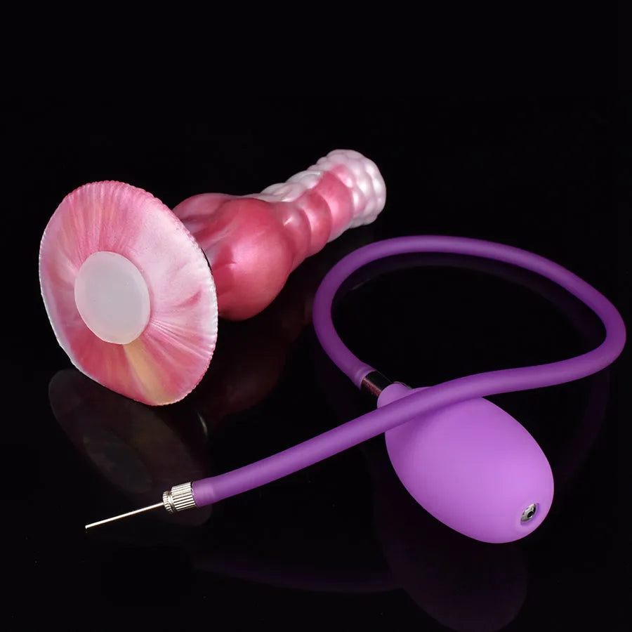 inflatable silicone dildo