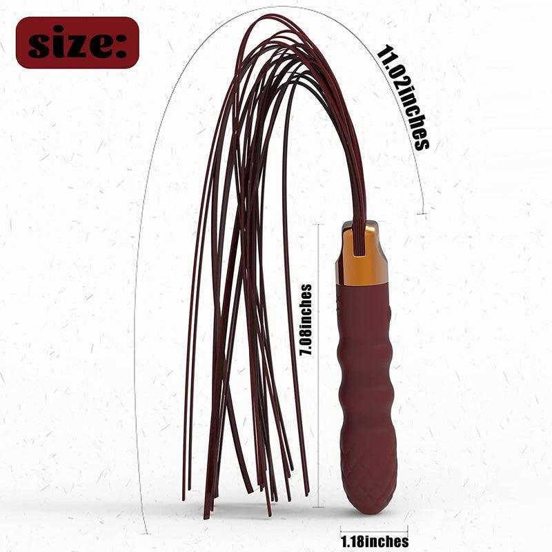 Leather Flogger Vibrator Whip Sex Toys for Couples - xinghaoya official store