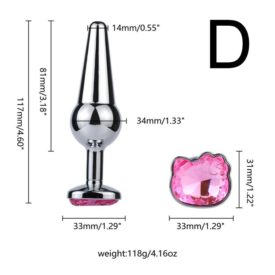 Metal Jewel Anal Butt Plug Toy – Xinghaoya