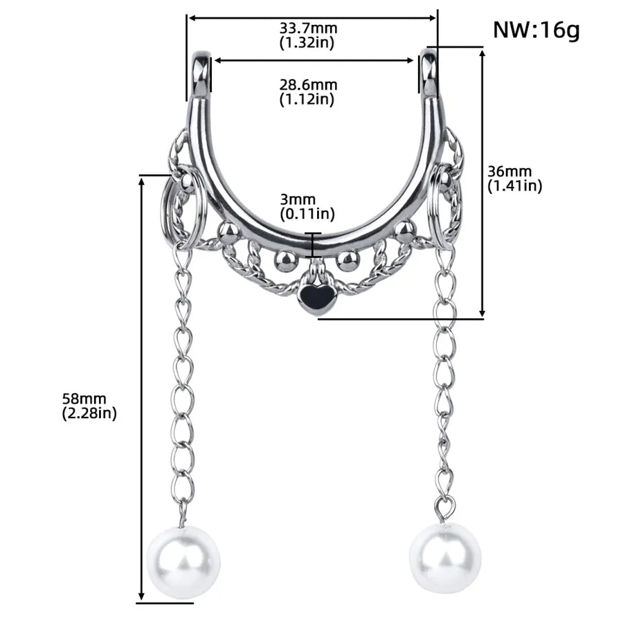 nipple clamp jewelry