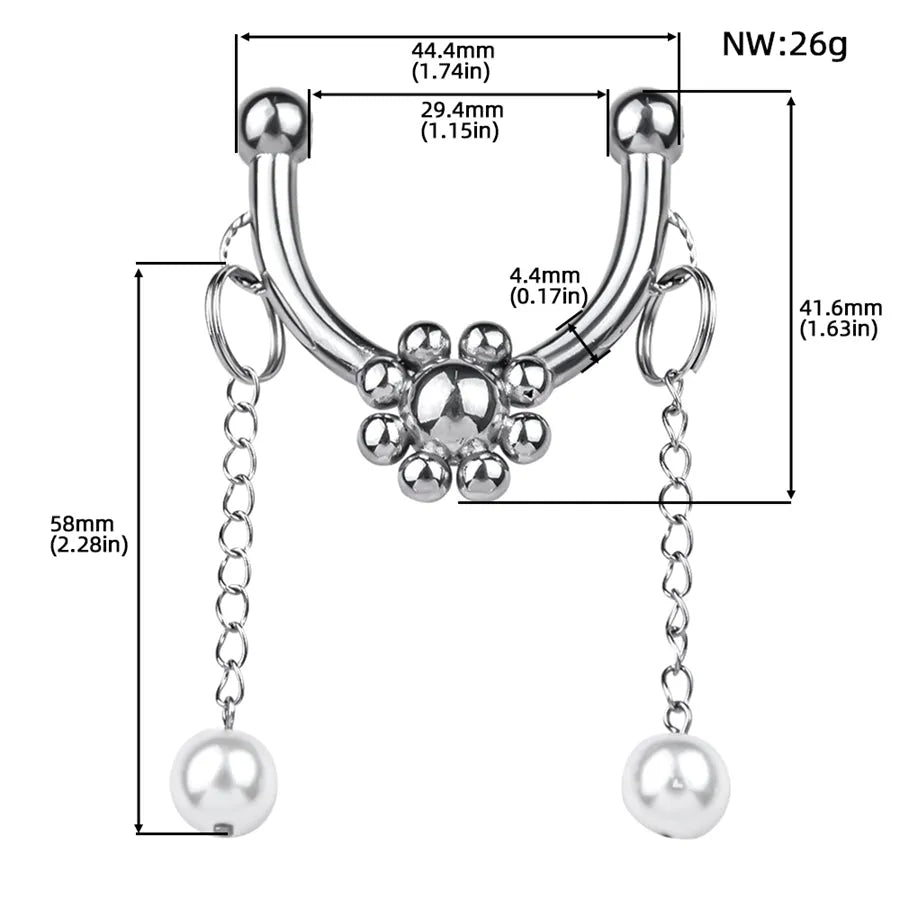 nipple clamp jewelry