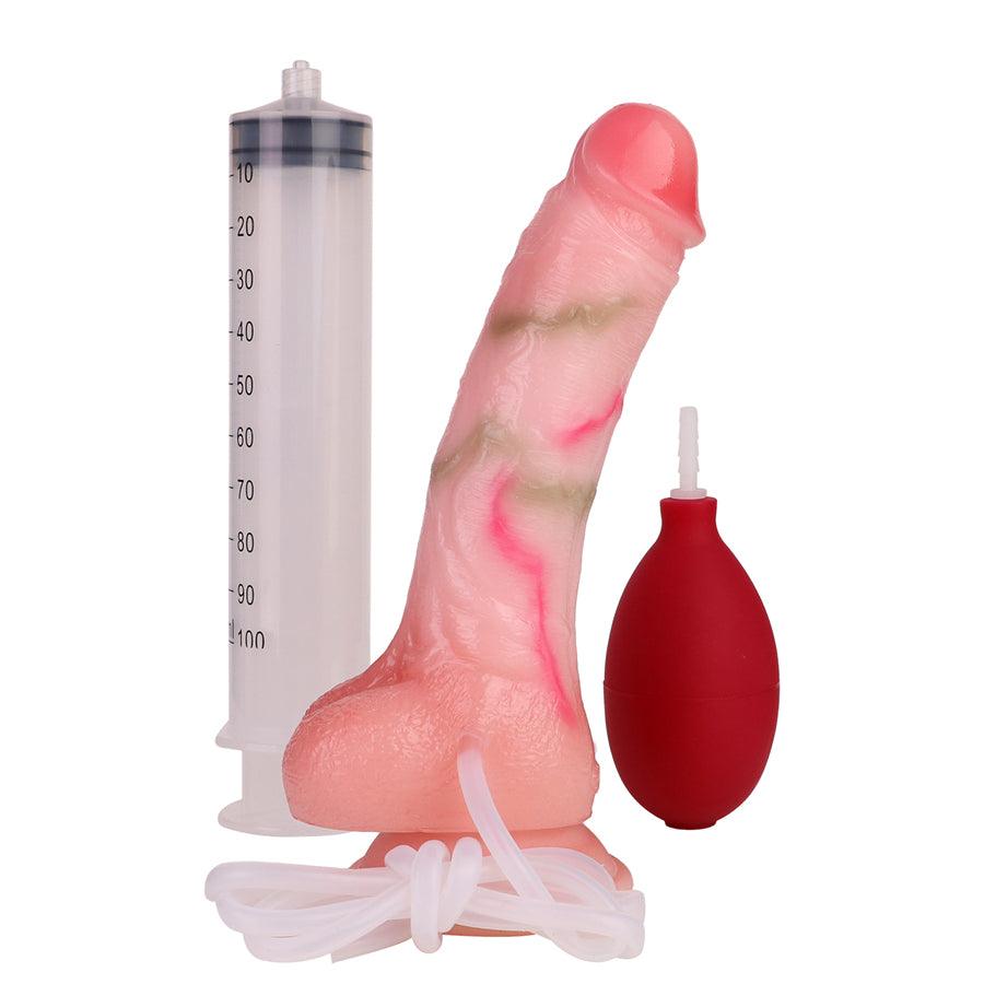 squiritng dildo