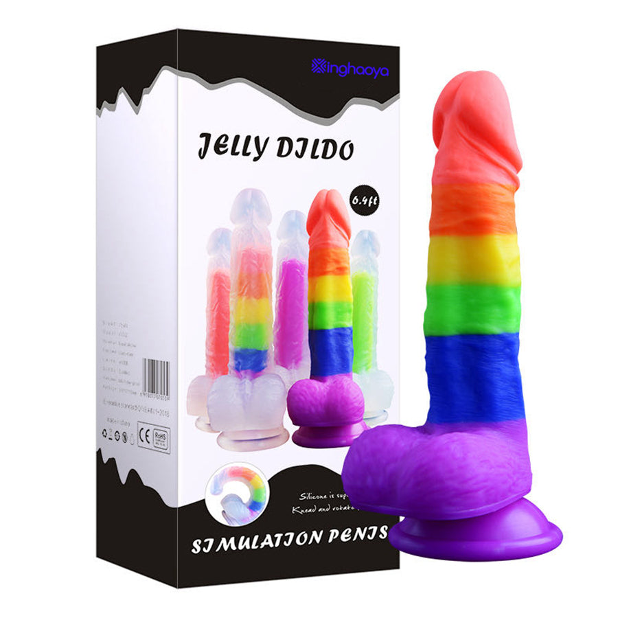 rainbow dildo