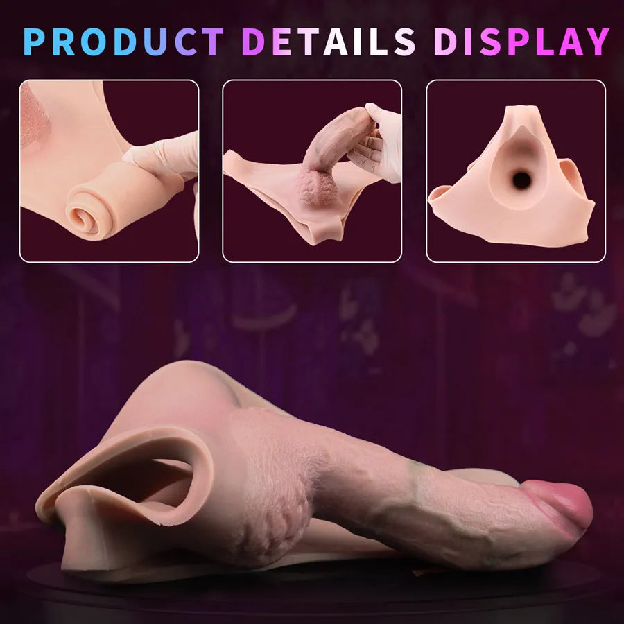 realistic hollow dildo