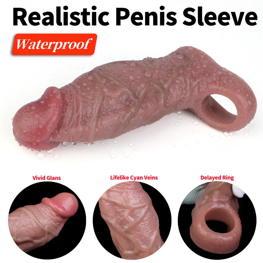 realistic penis sleeve