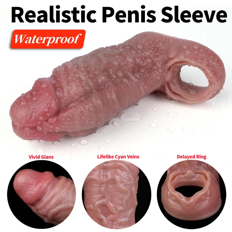 realistic penis sleeve