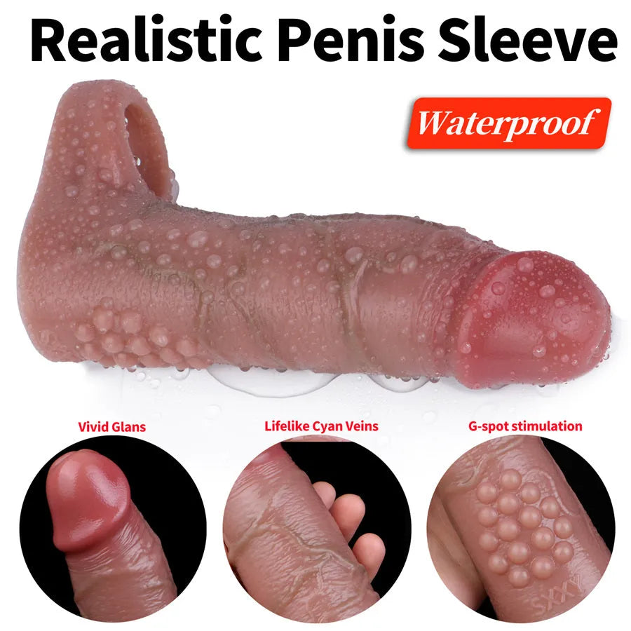 realistic penis sleeve