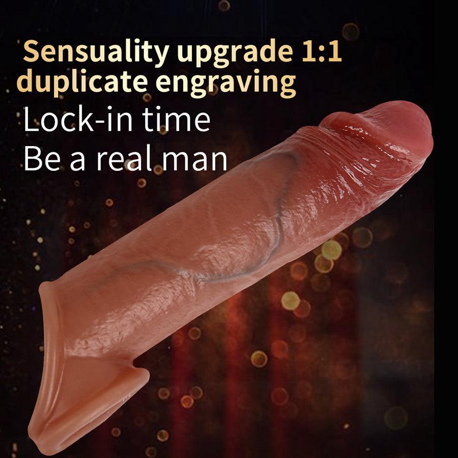 Realistic Silicone Penis Extension Sleeve – Xinghaoya