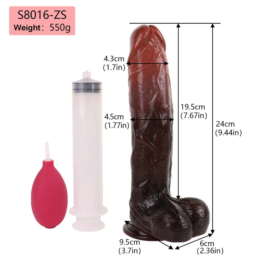 realistic squirting dildo