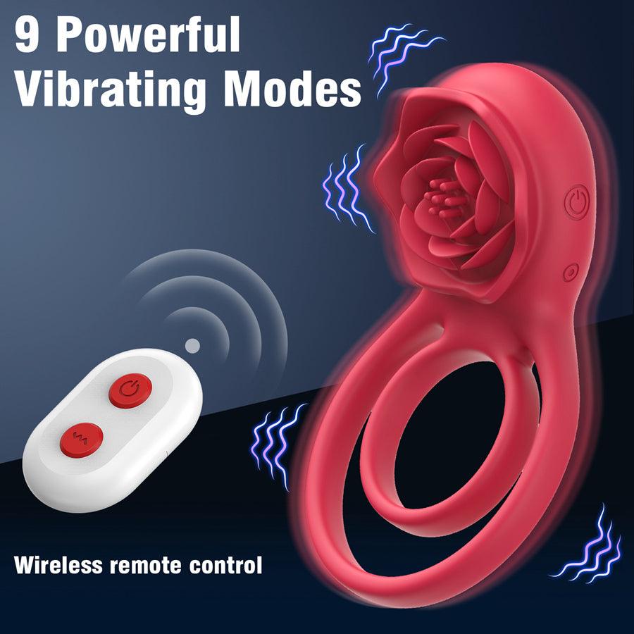 Remote Control Penis Cock Ring Vibrator Male Sex Toy - xinghaoya official store