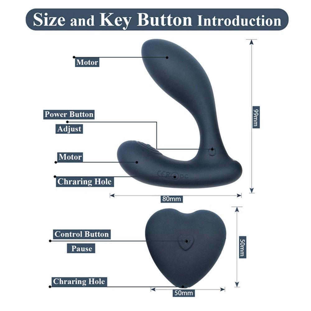 Remote Control Anal Plug Vibrator for Men – Xinghaoya