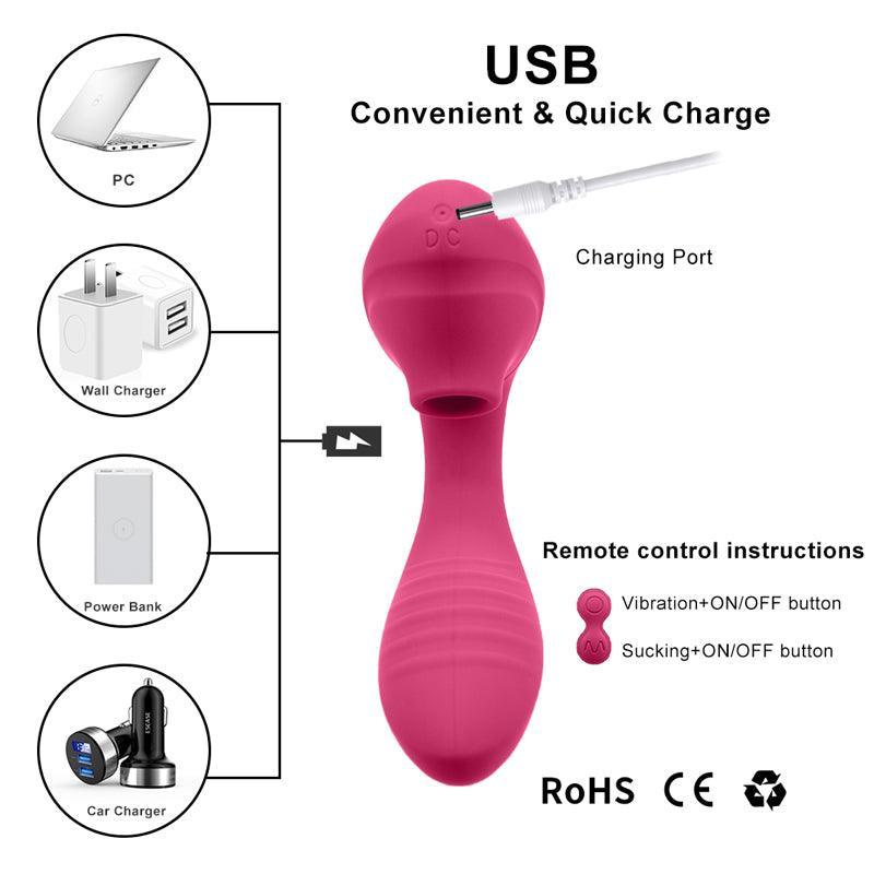 🔥🔥2-In-1 Clit Sucking G-spot Panty Vibrator - xinghaoya official store