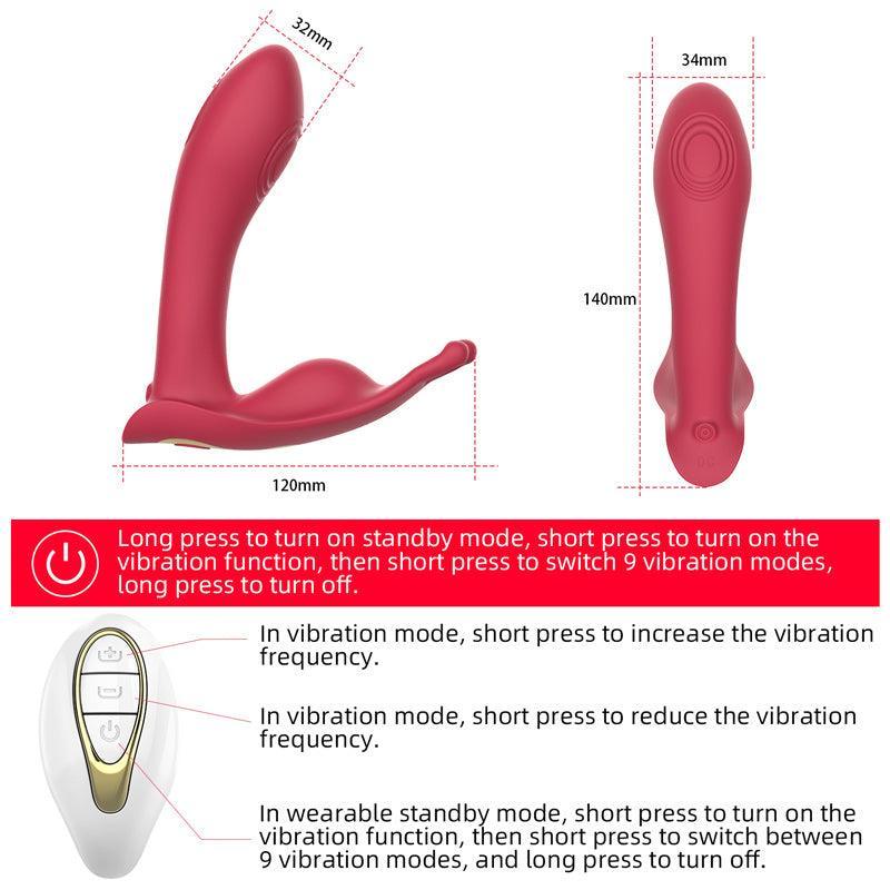 Remote Control Flap Vibrating Panteis Sex Toy - xinghaoya official store