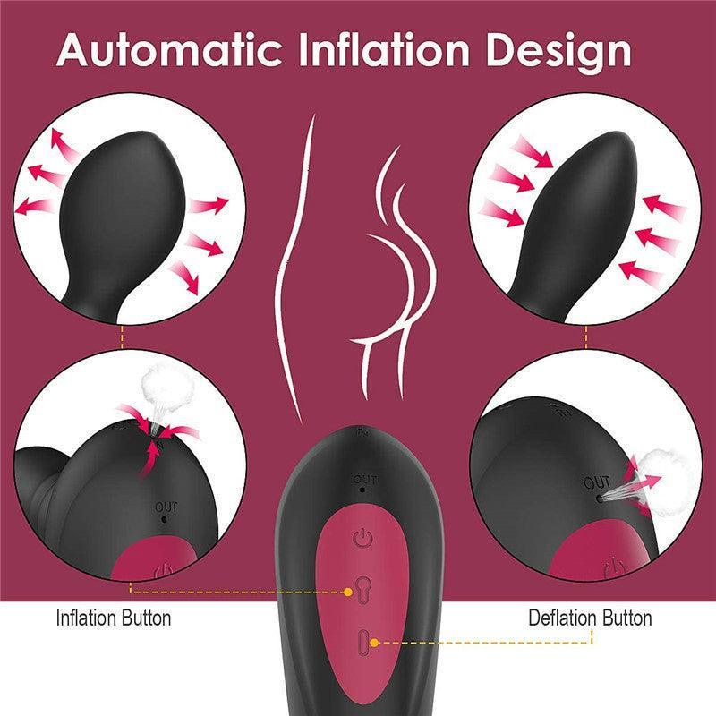 Remote Control inflatable butt plug gay prostate vibrator - xinghaoya official store